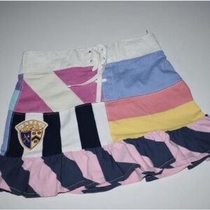 EUC. Girls M (8-10) Ralph Lauren Polo Colorful Patchwork Skirt